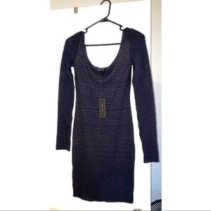 Sexy off shoulder black dress